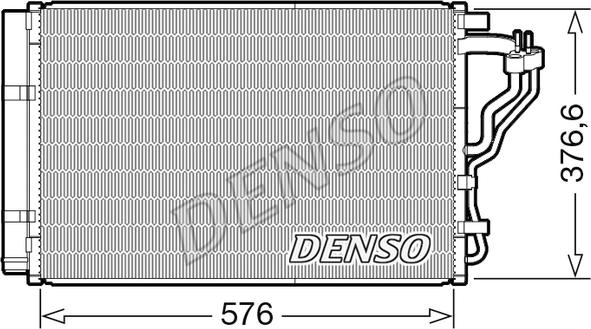 Denso DCN43008 - Kondenzator, klima-Uređaj www.molydon.hr