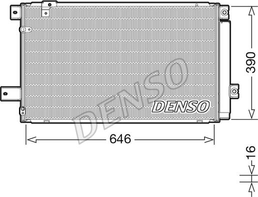 Denso DCN50049 - Kondenzator, klima-Uređaj www.molydon.hr