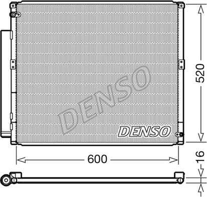 Denso DCN50051 - Kondenzator, klima-Uređaj www.molydon.hr