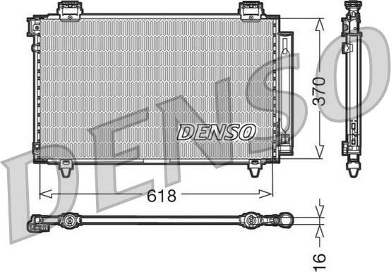 Denso DCN50009 - Kondenzator, klima-Uređaj www.molydon.hr