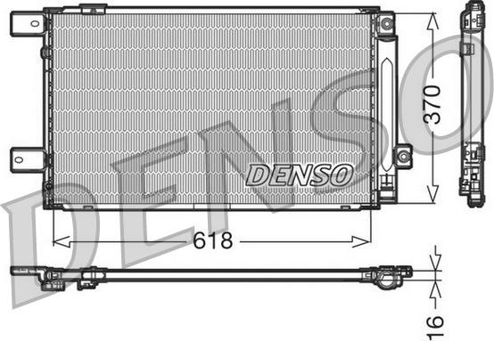 Denso DCN50005 - Kondenzator, klima-Uređaj www.molydon.hr