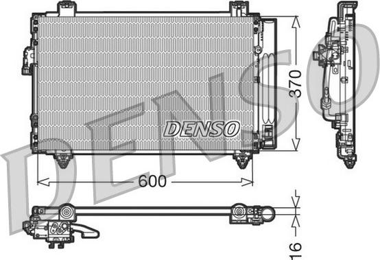 Denso DCN50014 - Kondenzator, klima-Uređaj www.molydon.hr