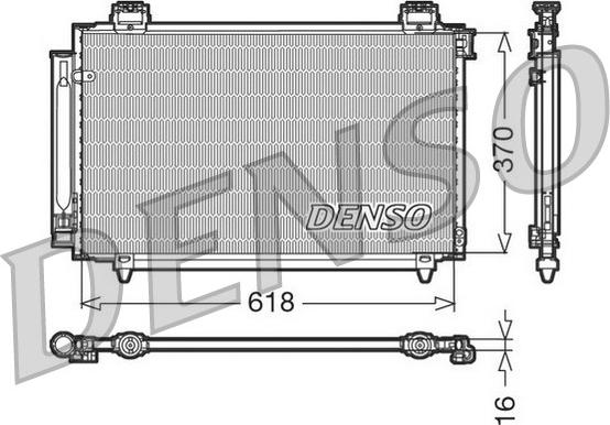 Denso DCN50016 - Kondenzator, klima-Uređaj www.molydon.hr