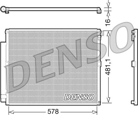 Denso DCN50017 - Kondenzator, klima-Uređaj www.molydon.hr