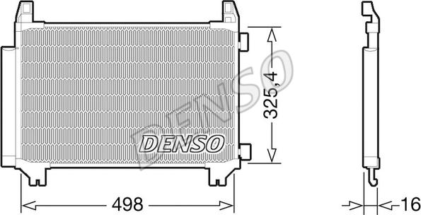 Denso DCN50028 - Kondenzator, klima-Uređaj www.molydon.hr