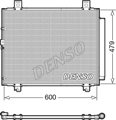 Denso DCN50118 - Kondenzator, klima-Uređaj www.molydon.hr