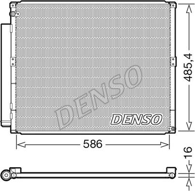 Denso DCN50113 - Kondenzator, klima-Uređaj www.molydon.hr