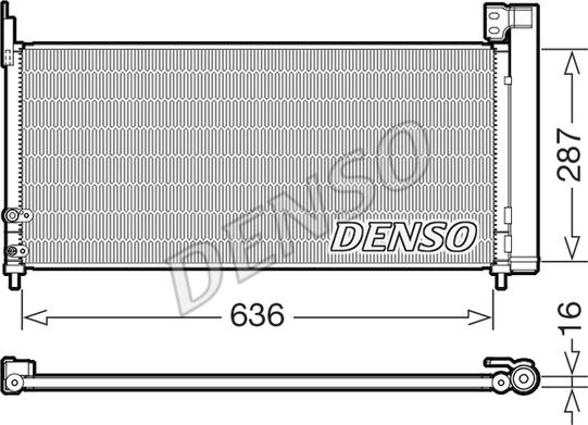 Denso DCN50122 - Kondenzator, klima-Uređaj www.molydon.hr