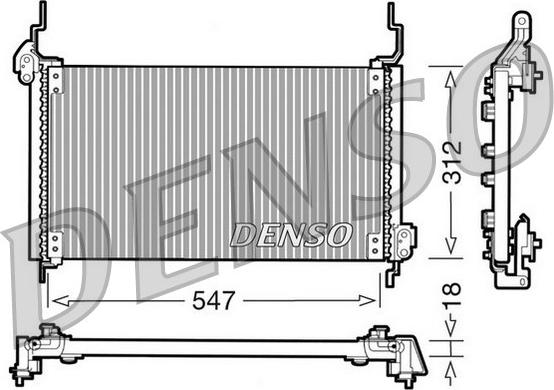 Denso DCN09015 - Kondenzator, klima-Uređaj www.molydon.hr