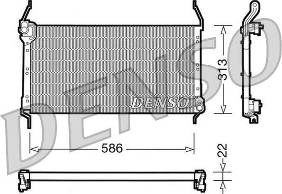 Denso DCN09013 - Kondenzator, klima-Uređaj www.molydon.hr