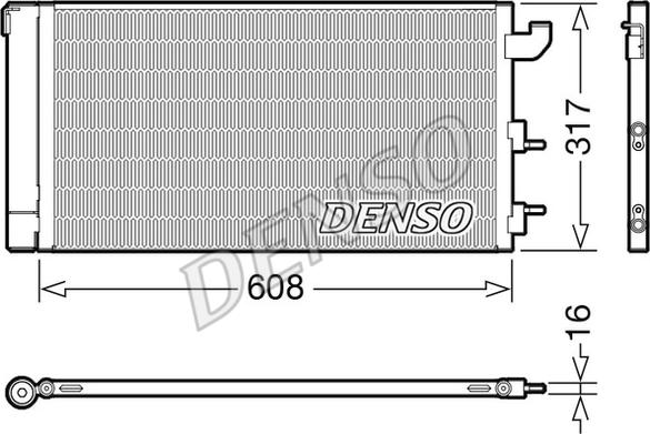 Denso DCN09144 - Kondenzator, klima-Uređaj www.molydon.hr