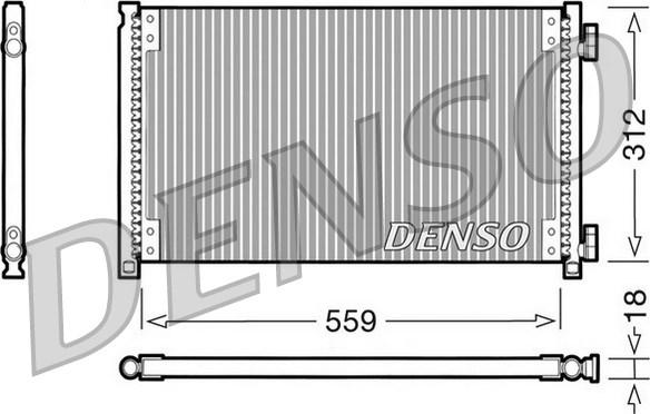 Denso DCN09100 - Kondenzator, klima-Uređaj www.molydon.hr