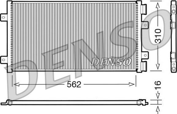 Denso DCN09101 - Kondenzator, klima-Uređaj www.molydon.hr