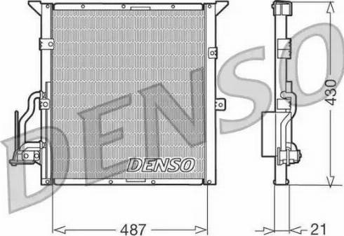 Denso DCN05002 - Kondenzator, klima-Uređaj www.molydon.hr