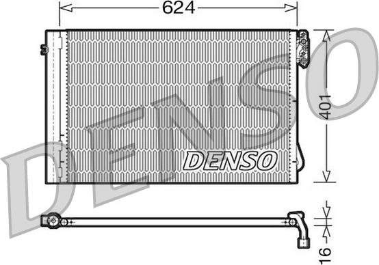 Denso DCN05011 - Kondenzator, klima-Uređaj www.molydon.hr