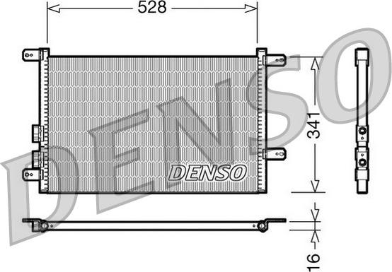 Denso DCN01003 - Kondenzator, klima-Uređaj www.molydon.hr