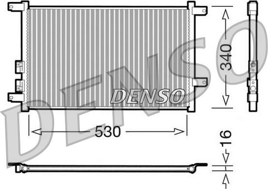 Denso DCN01011 - Kondenzator, klima-Uređaj www.molydon.hr