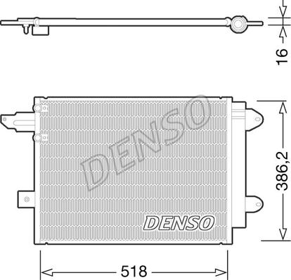 Denso DCN02005 - Kondenzator, klima-Uređaj www.molydon.hr