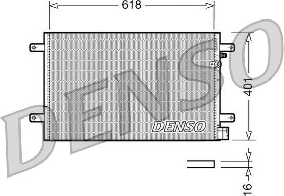 Denso DCN02006 - Kondenzator, klima-Uređaj www.molydon.hr