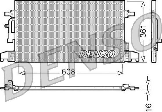 Denso DCN02016 - Kondenzator, klima-Uređaj www.molydon.hr