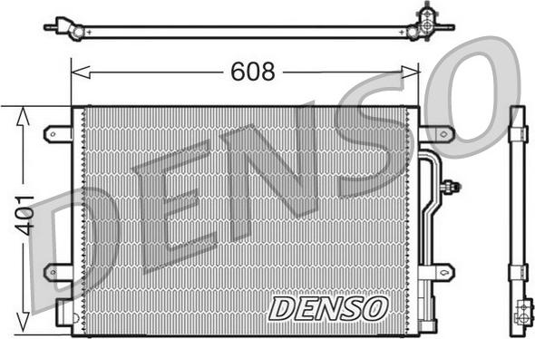 Denso DCN02011 - Kondenzator, klima-Uređaj www.molydon.hr