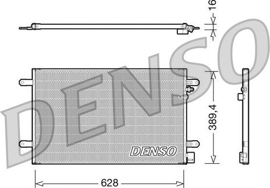 Denso DCN02017 - Kondenzator, klima-Uređaj www.molydon.hr