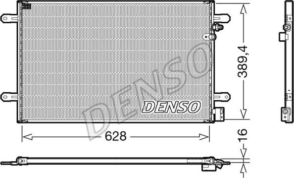 Denso DCN02037 - Kondenzator, klima-Uređaj www.molydon.hr