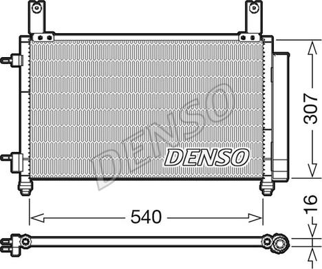 Denso DCN15004 - Kondenzator, klima-Uređaj www.molydon.hr