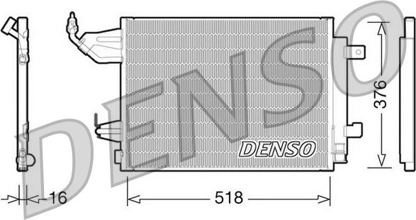 Denso DCN16001 - Kondenzator, klima-Uređaj www.molydon.hr