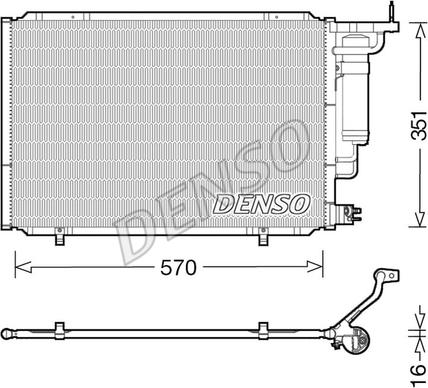 Denso DCN10035 - Kondenzator, klima-Uređaj www.molydon.hr