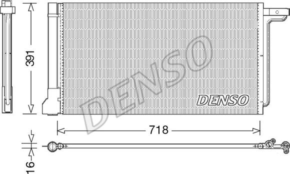 Denso DCN10028 - Kondenzator, klima-Uređaj www.molydon.hr