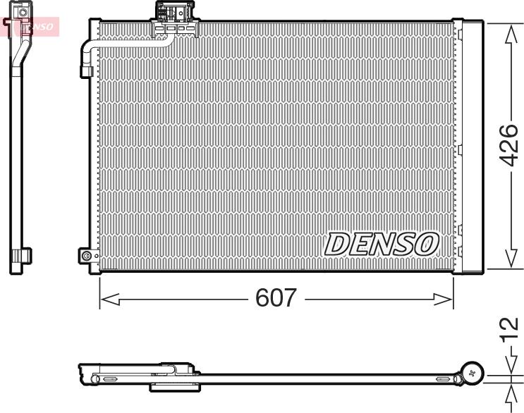 Denso DCN17064 - Kondenzator, klima-Uređaj www.molydon.hr