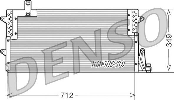 Denso DCN32007 - Kondenzator, klima-Uređaj www.molydon.hr