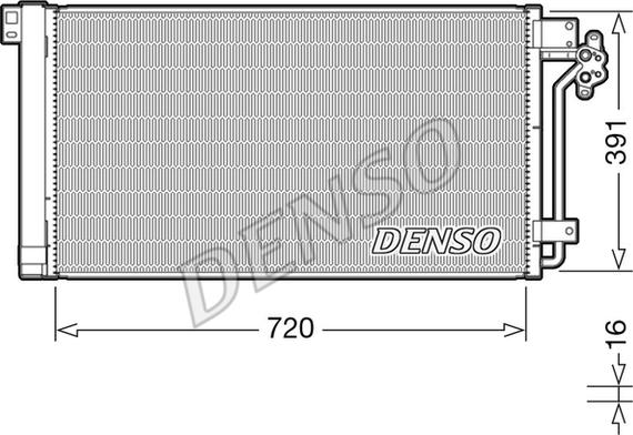 Denso DCN32020 - Kondenzator, klima-Uređaj www.molydon.hr