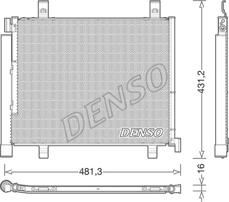 Denso DCN32023 - Kondenzator, klima-Uređaj www.molydon.hr