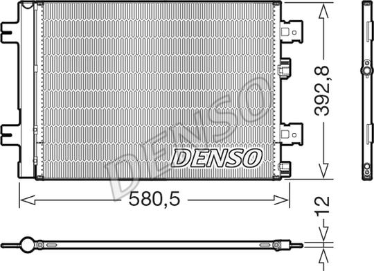 Denso DCN37005 - Kondenzator, klima-Uređaj www.molydon.hr