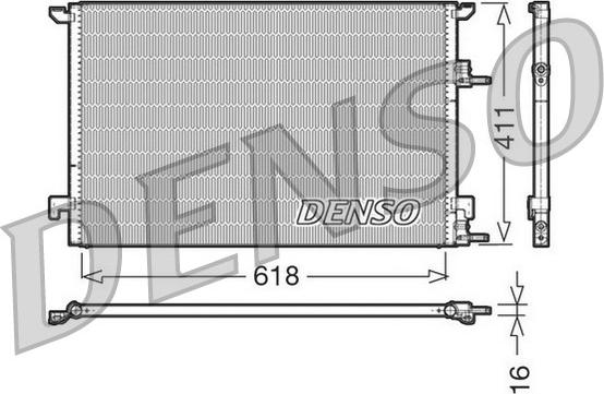 Denso DCN25001 - Kondenzator, klima-Uređaj www.molydon.hr