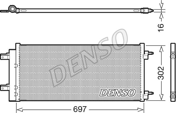 Denso DCN20044 - Kondenzator, klima-Uređaj www.molydon.hr