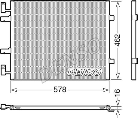 Denso DCN20041 - Kondenzator, klima-Uređaj www.molydon.hr