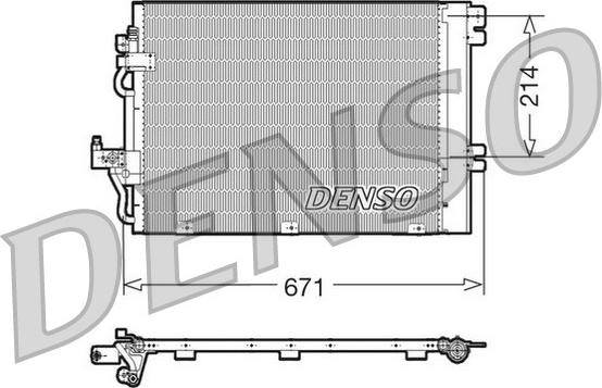 Denso DCN20009 - Kondenzator, klima-Uređaj www.molydon.hr