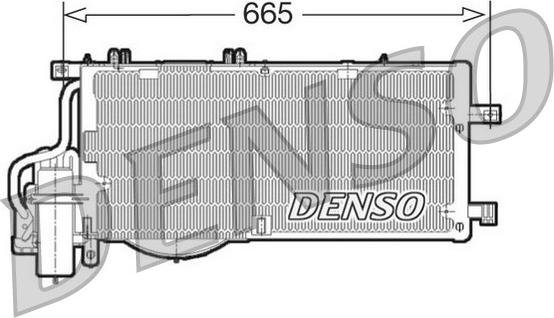 Denso DCN20016 - Kondenzator, klima-Uređaj www.molydon.hr