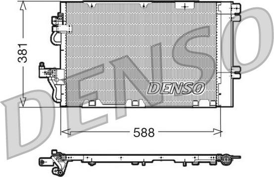 Denso DCN20010 - Kondenzator, klima-Uređaj www.molydon.hr