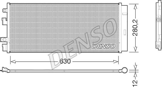 Denso DCN20018 - Kondenzator, klima-Uređaj www.molydon.hr