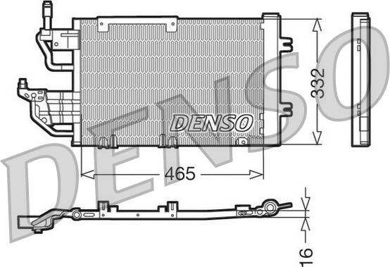 Denso DCN20013 - Kondenzator, klima-Uređaj www.molydon.hr