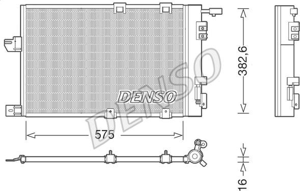 Denso DCN20038 - Kondenzator, klima-Uređaj www.molydon.hr