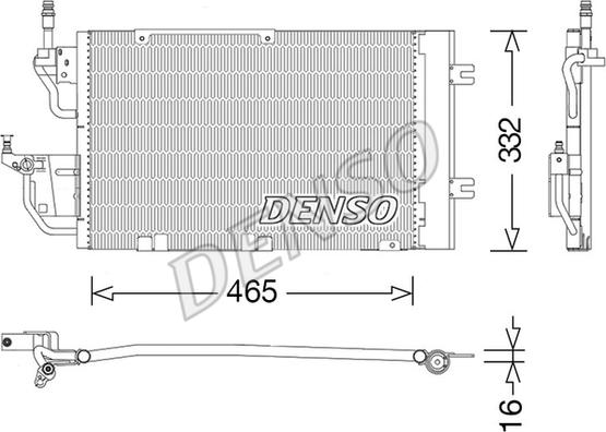 Denso DCN20037 - Kondenzator, klima-Uređaj www.molydon.hr