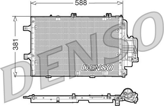 Denso DCN20020 - Kondenzator, klima-Uređaj www.molydon.hr