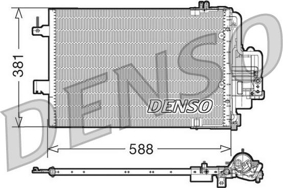 Denso DCN20021 - Kondenzator, klima-Uređaj www.molydon.hr