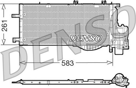 Denso DCN20022 - Kondenzator, klima-Uređaj www.molydon.hr