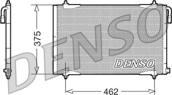 Denso DCN21006 - Kondenzator, klima-Uređaj www.molydon.hr